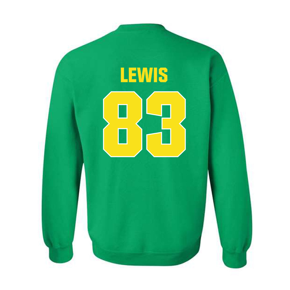 Oregon - NCAA Football : Hudson Lewis - Sports Shersey Crewneck Sweatshirt-1