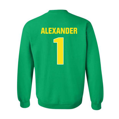 Oregon - NCAA Football : Bear Alexander - Sports Shersey Crewneck Sweatshirt-1