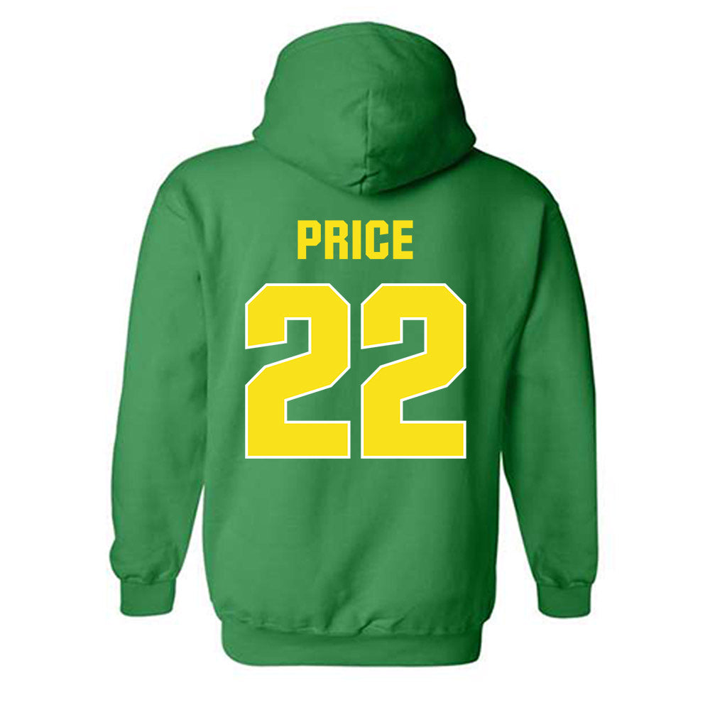 Oregon - NCAA Football : Simeon Price - Sports Shersey Hooded Sweatshirt-1