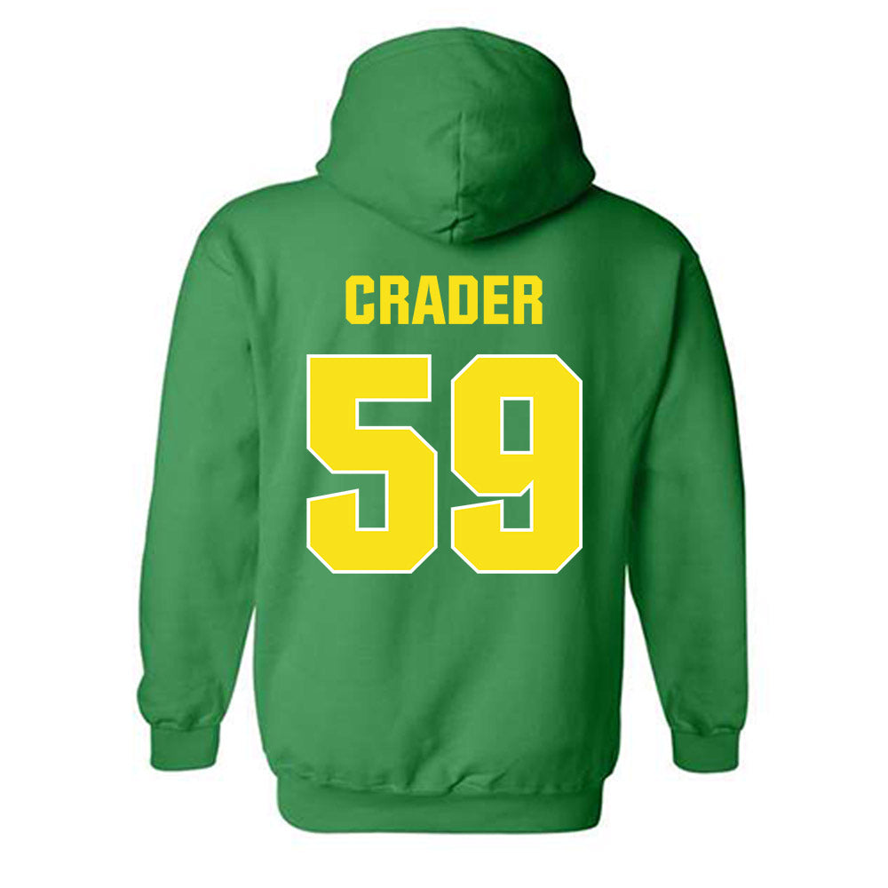 Oregon - NCAA Football : Fox Crader - Sports Shersey Hooded Sweatshirt-1