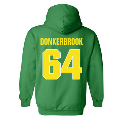 Oregon - NCAA Football : Thomas Donkerbrook - Sports Shersey Hooded Sweatshirt-1