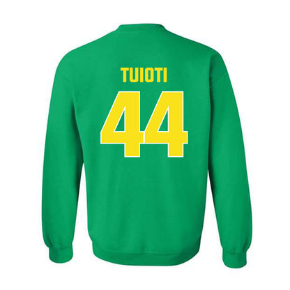 Oregon - NCAA Football : Teitum Tuioti - Sports Shersey Crewneck Sweatshirt-1