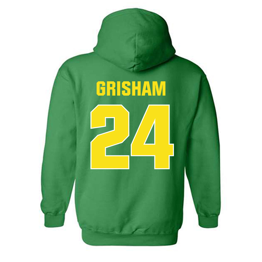 Oregon - NCAA Football : Zach Grisham - Sports Shersey Hooded Sweatshirt-1