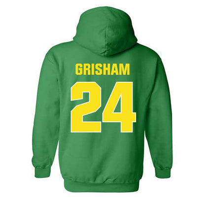 Oregon - NCAA Football : Zach Grisham - Sports Shersey Hooded Sweatshirt-1