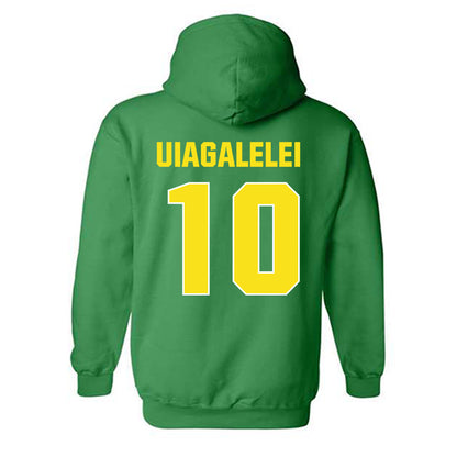 Oregon - NCAA Football : Matayo Uiagalelei - Sports Shersey Hooded Sweatshirt-1