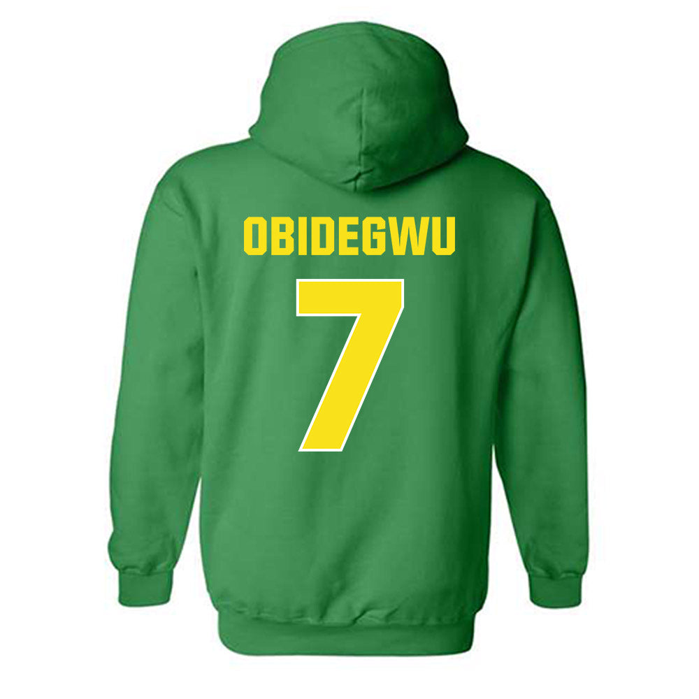 Oregon - NCAA Football : Ify Obidegwu - Sports Shersey Hooded Sweatshirt-1