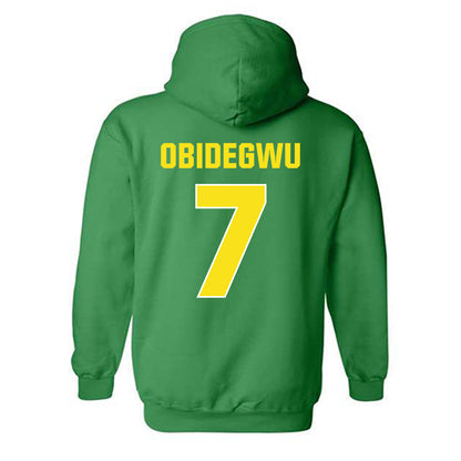 Oregon - NCAA Football : Ify Obidegwu - Sports Shersey Hooded Sweatshirt-1