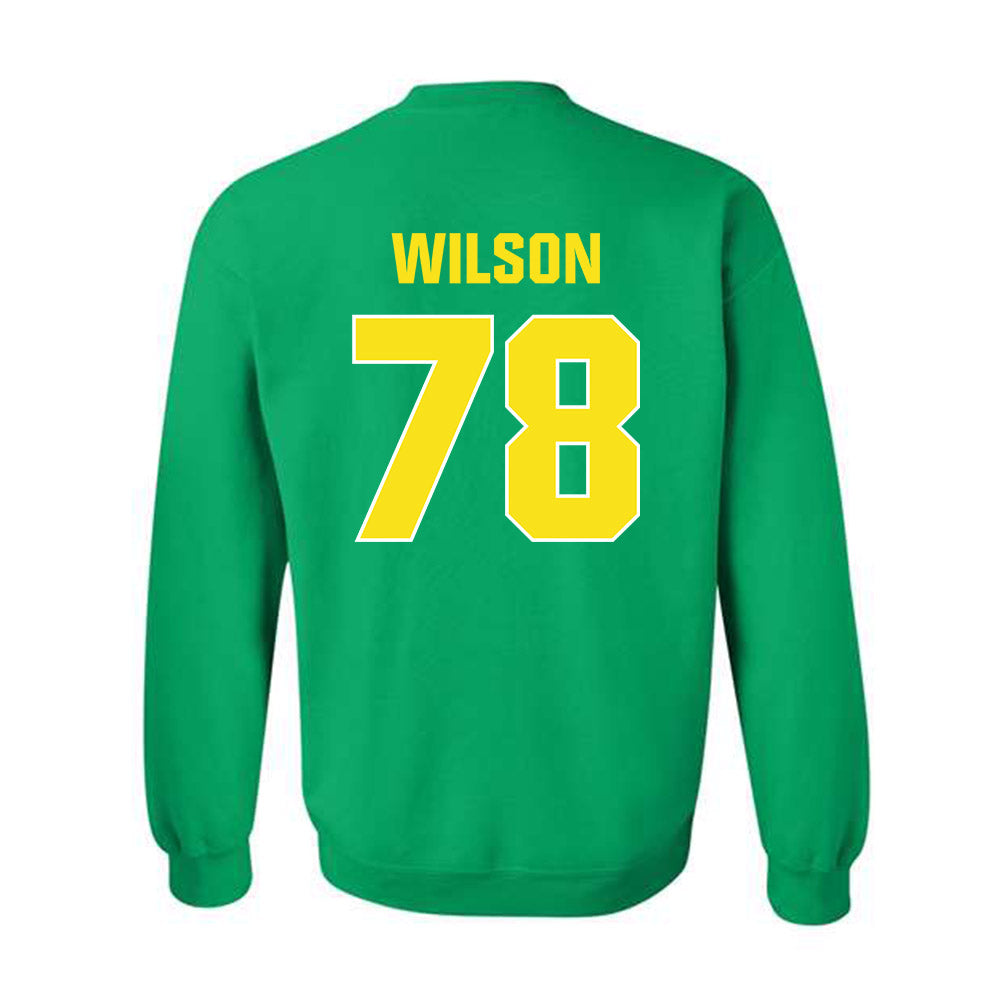 Oregon - NCAA Football : Gernorris Wilson - Sports Shersey Crewneck Sweatshirt-1
