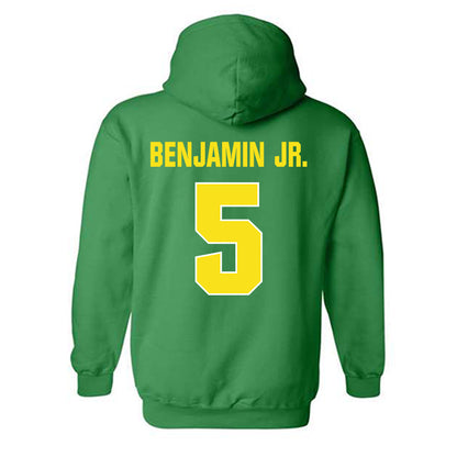 Oregon - NCAA Football : Davon Benjamin Jr. - Sports Shersey Hooded Sweatshirt-1