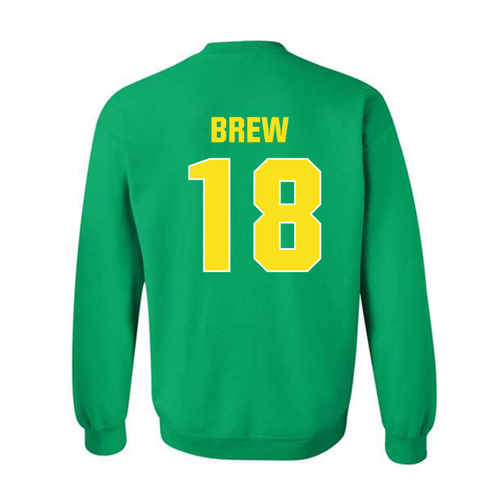 Oregon - NCAA Football : Dorian Brew - Sports Shersey Crewneck Sweatshirt-1