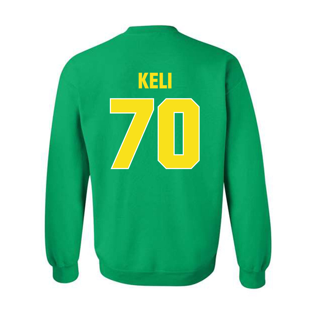 Oregon - NCAA Football : Koloi Keli - Sports Shersey Crewneck Sweatshirt-1