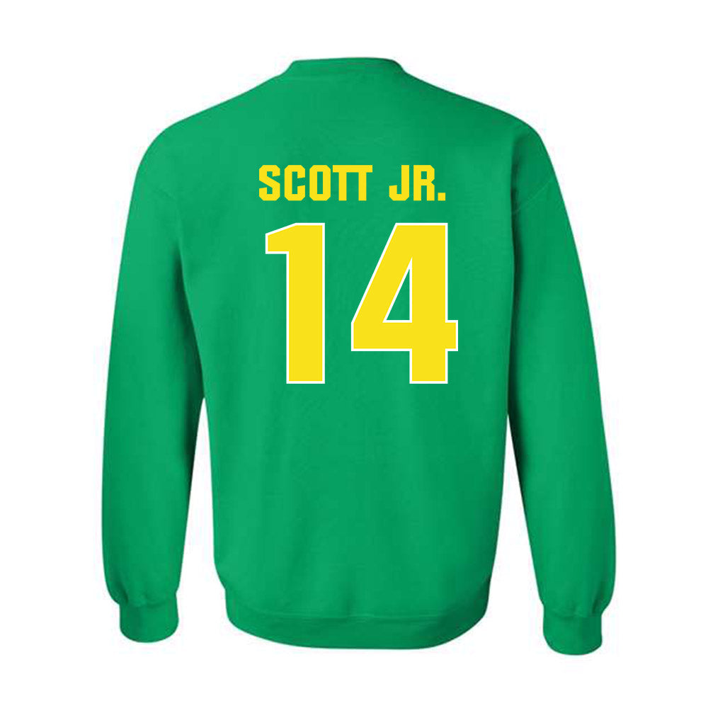 Oregon - NCAA Football : Aaron Scott Jr. - Sports Shersey Crewneck Sweatshirt-1