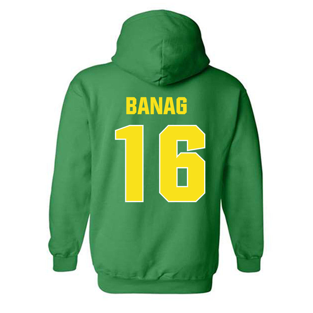 Oregon - NCAA Football : Azel Banag - Sports Shersey Hooded Sweatshirt-1