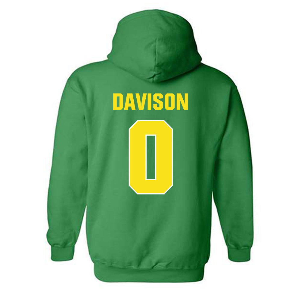 Oregon - NCAA Football : Jordon Davison - Sports Shersey Hooded Sweatshirt-1