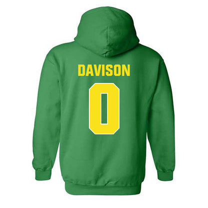 Oregon - NCAA Football : Jordon Davison - Sports Shersey Hooded Sweatshirt-1