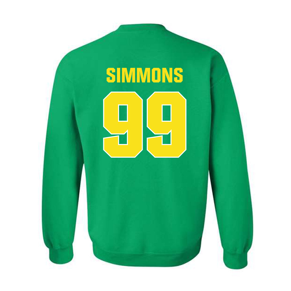 Oregon - NCAA Football : Jerome Simmons - Sports Shersey Crewneck Sweatshirt-1