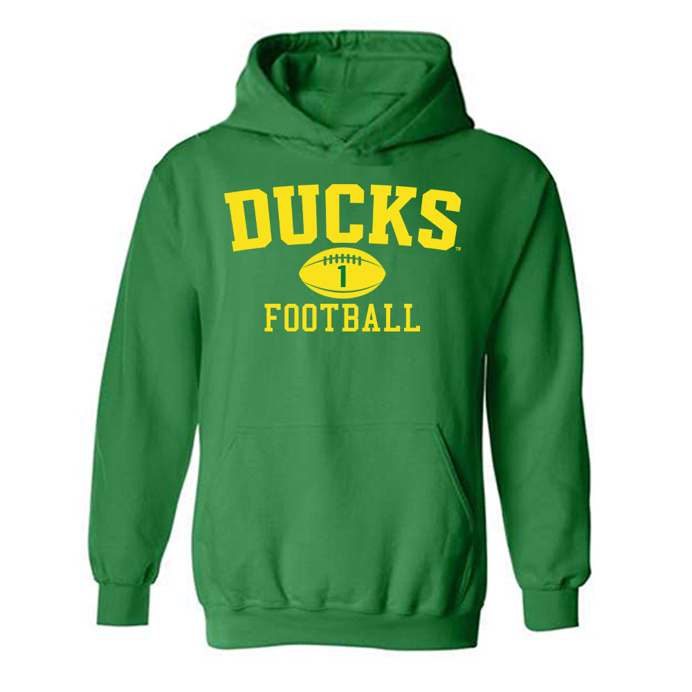 Oregon - NCAA Football : Bear Alexander - Sports Shersey Hooded Sweatshirt-0