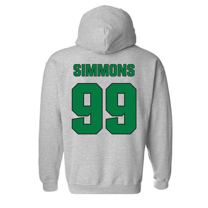 Oregon - NCAA Football : Jerome Simmons - Sports Shersey Hooded Sweatshirt-1