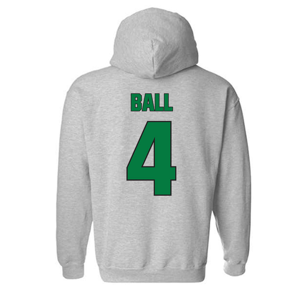 Oregon - NCAA Football : Tradarian Ball - Sports Shersey Hooded Sweatshirt-1