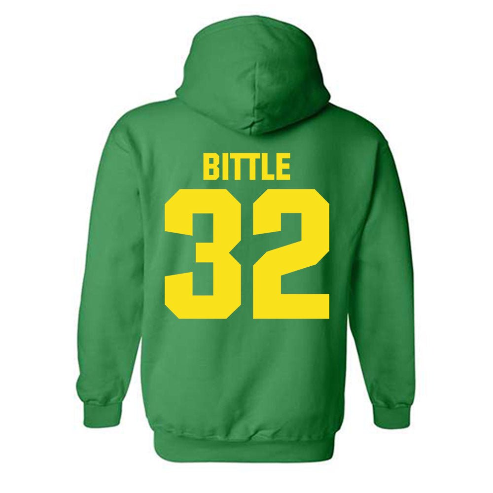 Oregon - NCAA Men's Basketball : Nate Bittle - Sports Shersey Hooded Sweatshirt-1