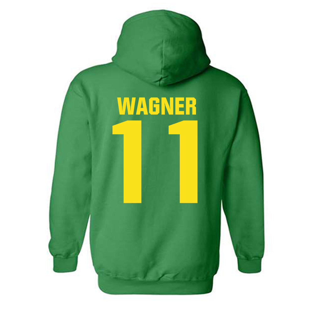 Oregon - NCAA Women's Basketball : Sammie Wagner - Sports Shersey Hooded Sweatshirt-1