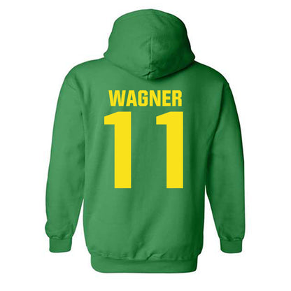 Oregon - NCAA Women's Basketball : Sammie Wagner - Sports Shersey Hooded Sweatshirt-1
