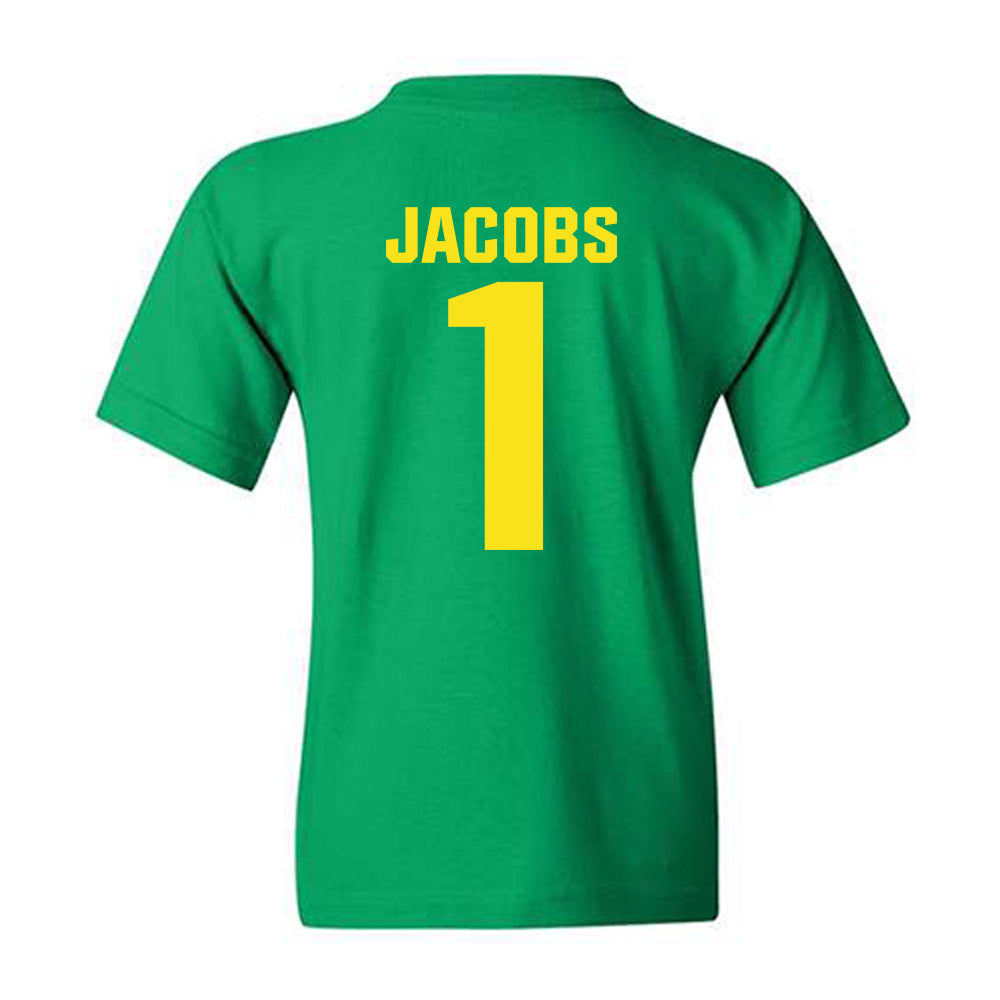 Oregon - NCAA Women's Basketball : Mia Jacobs - Sports Shersey Youth T-Shirt-1