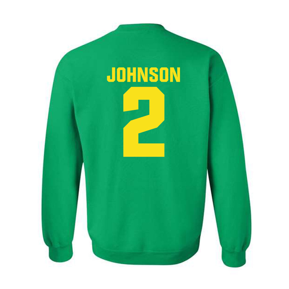 Oregon - NCAA Men's Basketball : Jasper Johnson - Sports Shersey Crewneck Sweatshirt-1
