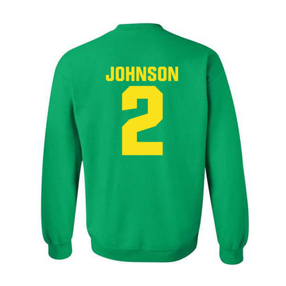 Oregon - NCAA Men's Basketball : Jasper Johnson - Sports Shersey Crewneck Sweatshirt-1