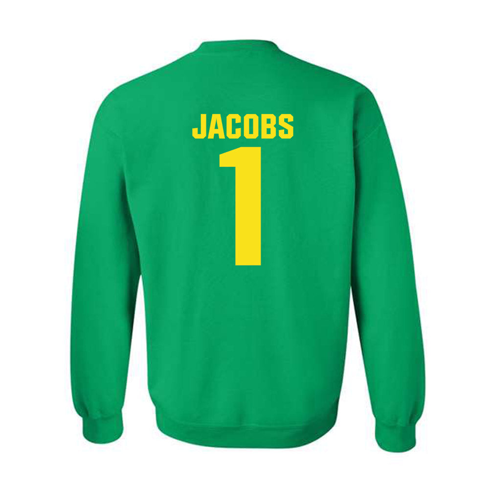 Oregon - NCAA Women's Basketball : Mia Jacobs - Sports Shersey Crewneck Sweatshirt-1