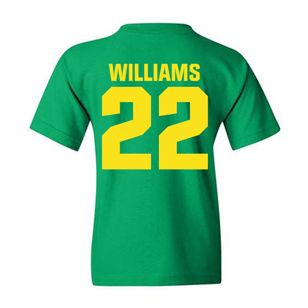 Oregon - NCAA Women's Basketball : Janiyah Williams - Sports Shersey Youth T-Shirt-1