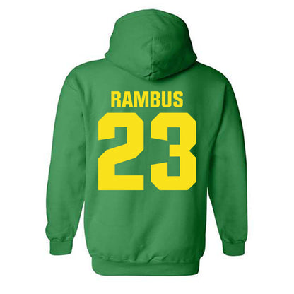 Oregon - NCAA Women's Basketball : Sarah Rambus - Sports Shersey Hooded Sweatshirt-1