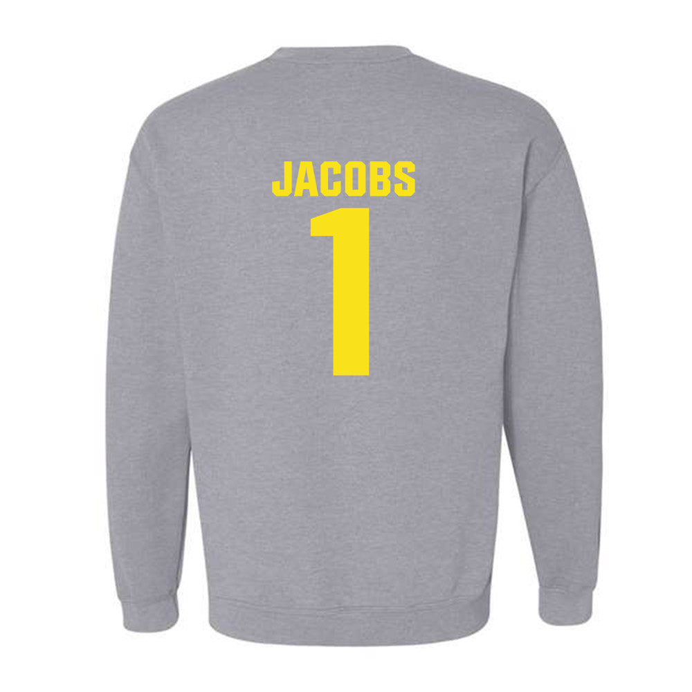 Oregon - NCAA Women's Basketball : Mia Jacobs - Sports Shersey Crewneck Sweatshirt-1
