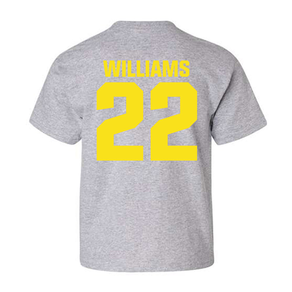 Oregon - NCAA Women's Basketball : Janiyah Williams - Sports Shersey Youth T-Shirt-1