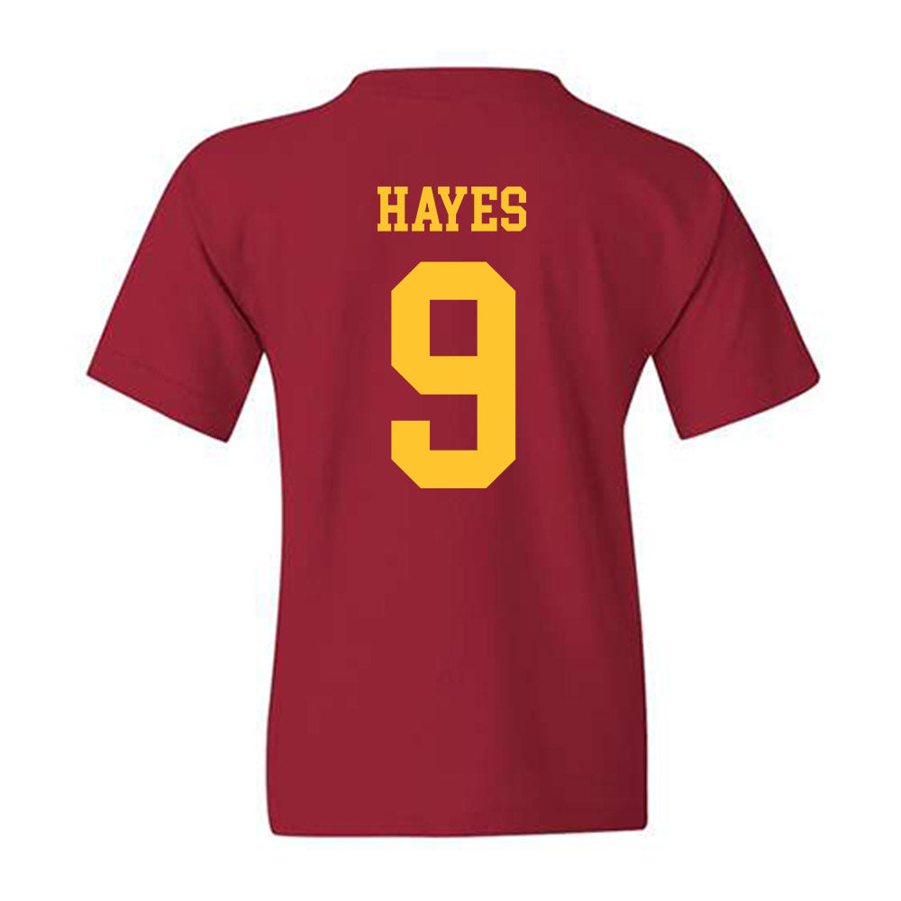 Iowa State - NCAA Football : Omari Hayes - Sports Shersey Youth T-Shirt-1