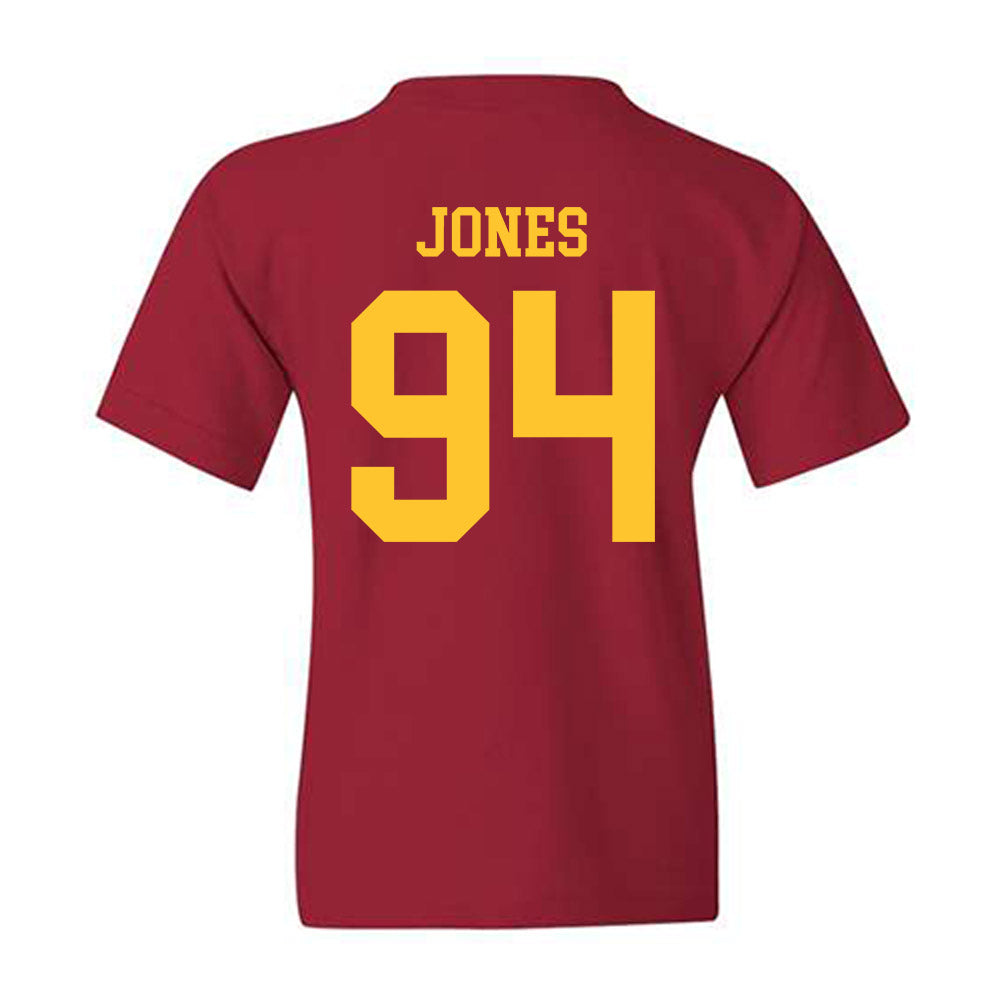 Iowa State - NCAA Football : Jake Jones - Sports Shersey Youth T-Shirt-1
