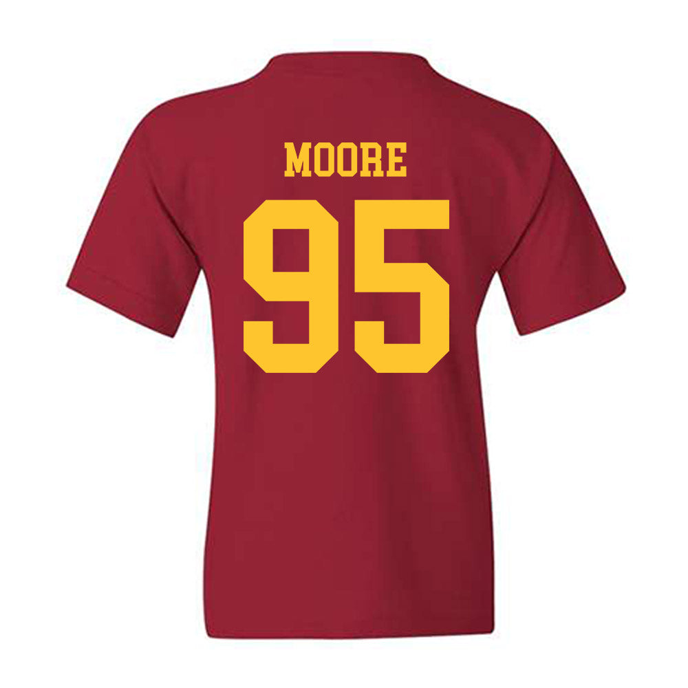 Iowa State - NCAA Football : Kamori Moore - Sports Shersey Youth T-Shirt-1