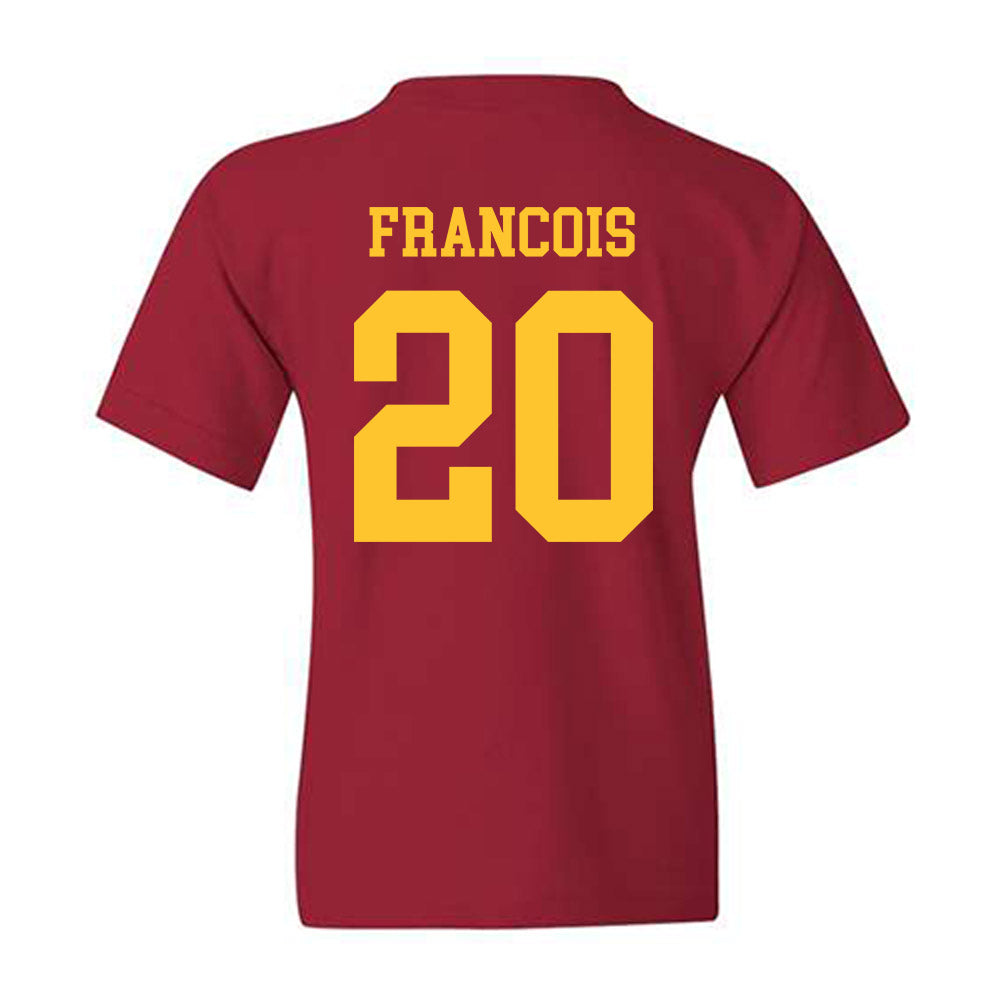 Iowa State - NCAA Football : Caleb Francois - Sports Shersey Youth T-Shirt-1