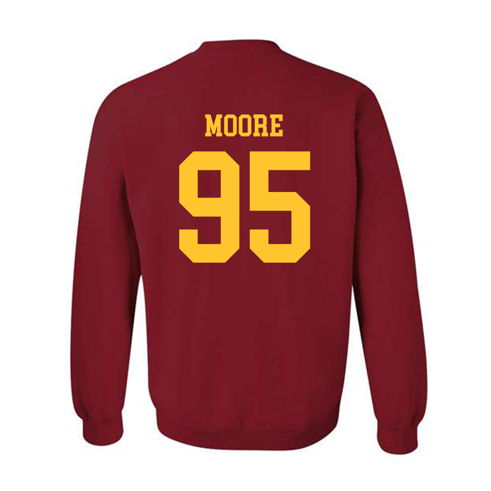 Iowa State - NCAA Football : Kamori Moore - Sports Shersey Crewneck Sweatshirt-1