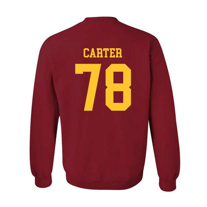 Iowa State - NCAA Football : DeAndre Carter - Sports Shersey Crewneck Sweatshirt-1