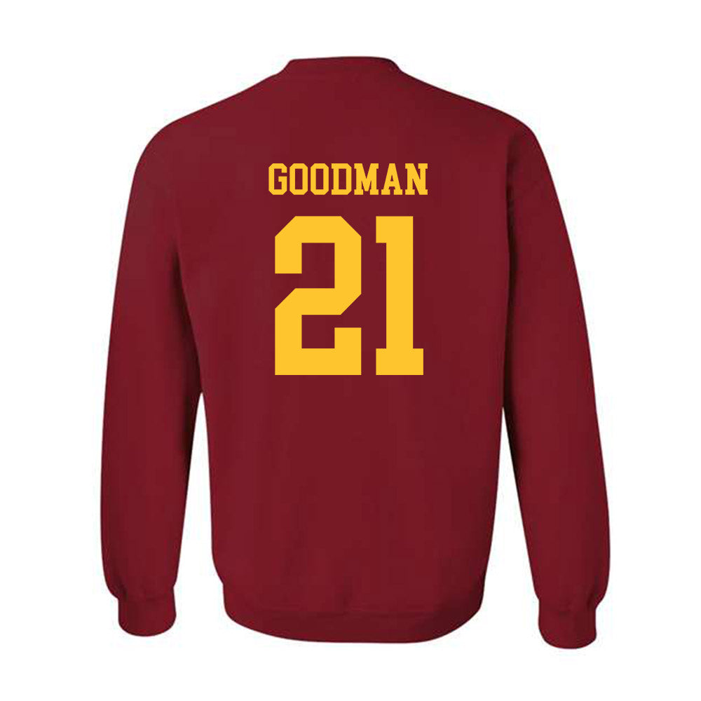 Iowa State - NCAA Football : Duhron Goodman - Sports Shersey Crewneck Sweatshirt-1