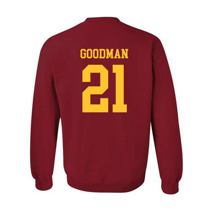Iowa State - NCAA Football : Duhron Goodman - Sports Shersey Crewneck Sweatshirt-1