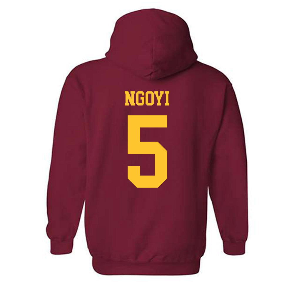 Iowa State - NCAA Football : Beni Ngoyi - Sports Shersey Hooded Sweatshirt-1