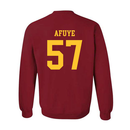Iowa State - NCAA Football : Ajibola Afuye - Sports Shersey Crewneck Sweatshirt-1