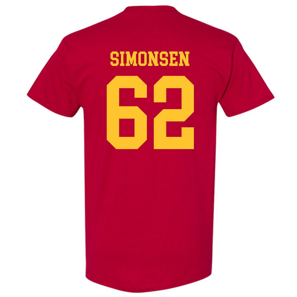 Iowa State - NCAA Football : Braden Simonsen - Sports Shersey T-Shirt-1
