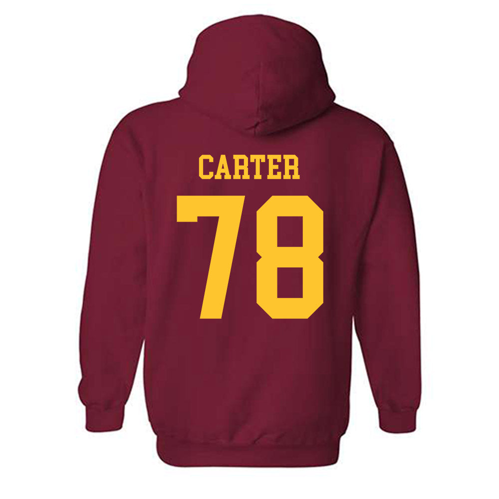 Iowa State - NCAA Football : DeAndre Carter - Sports Shersey Hooded Sweatshirt-1