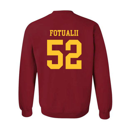 Iowa State - NCAA Football : Kingston Fotualii - Sports Shersey Crewneck Sweatshirt-1