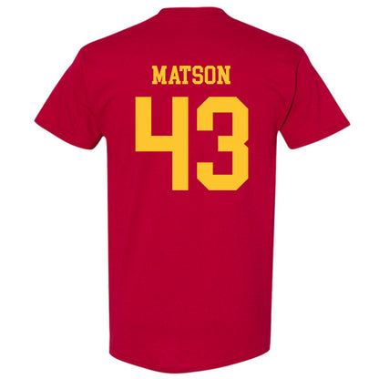 Iowa State - NCAA Football : Caden Matson - Sports Shersey T-Shirt