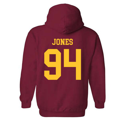 Iowa State - NCAA Football : Jake Jones - Sports Shersey Hooded Sweatshirt-1
