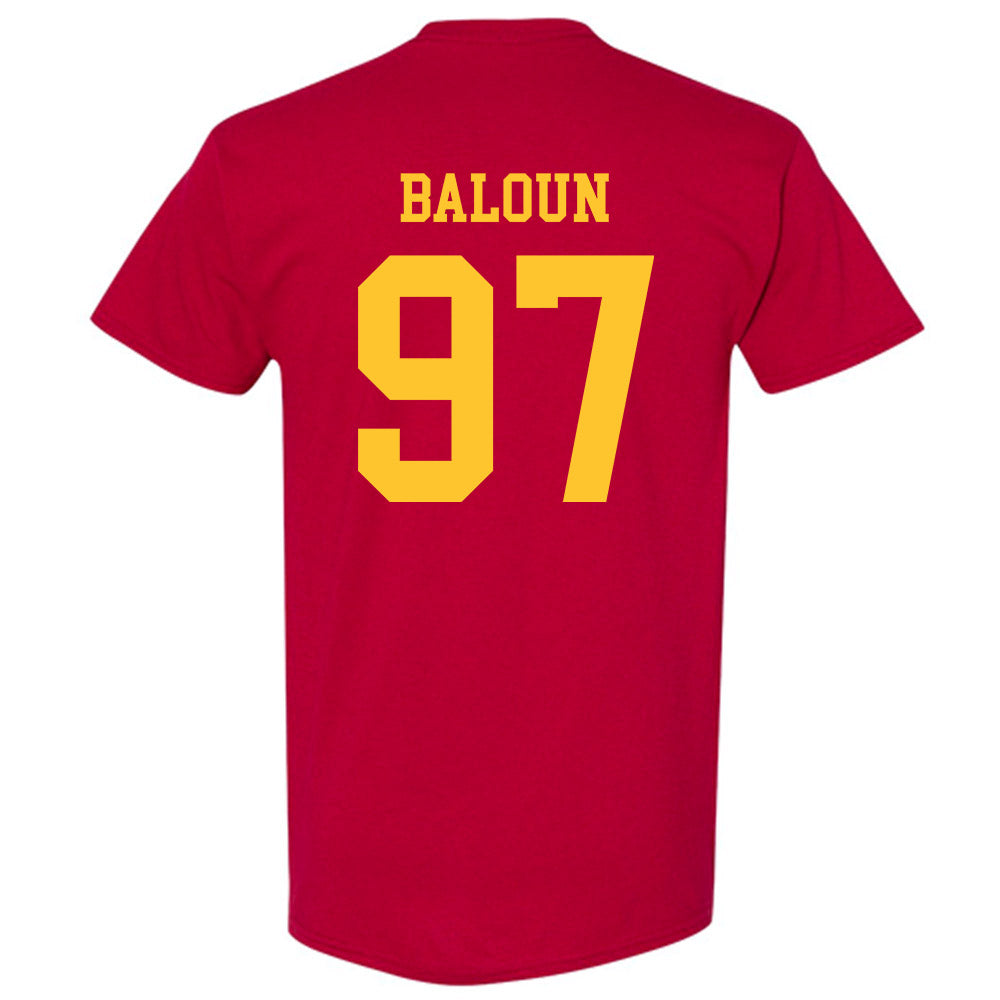 Iowa State - NCAA Football : Max Baloun - Sports Shersey T-Shirt-1